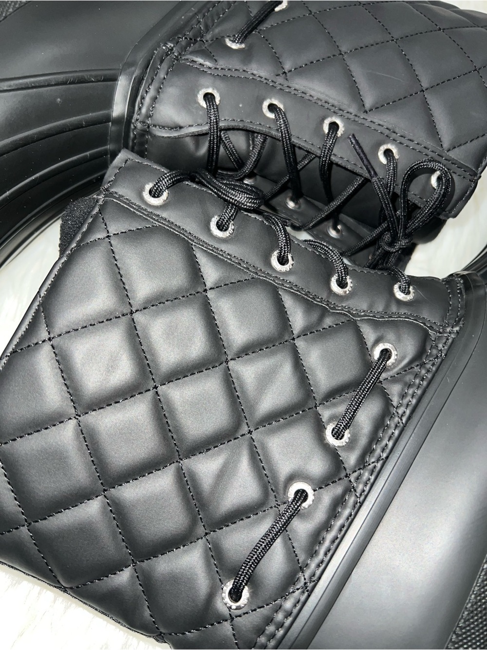 SPERRY Top Sider Gosling Quilted Boots Waterproof Blk., STS83693, Women's Sz 11 - Picture 8 of 13
